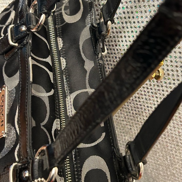 Coach Black and Gray Tote Bag - Picture 5 of 16